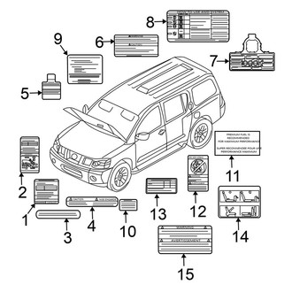 Nissan OE - Information Labels - Labels