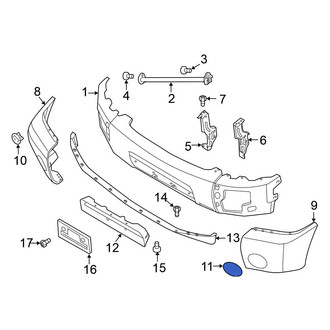 Nissan OE - Front Right Bumper Cover Spacer Panel
