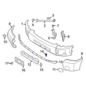 Nissan OE - Liftgate Finish Panel Nut