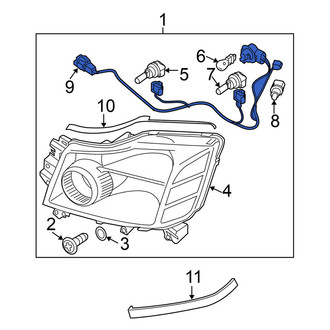Nissan OE - Front Headlight Wiring Harness