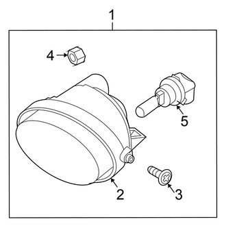 Nissan OE - Front Left Fog Light