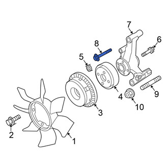 Nissan OE - Engine Cooling Fan Clutch Bolt