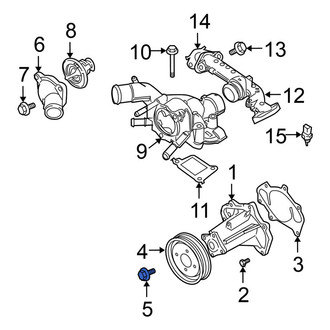 Nissan OE - Engine Water Pump Pulley Bolt