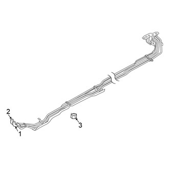 Nissan OE - Air Conditioner & Heater - Rear A/C Lines