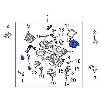 Nissan OE - HVAC Unit Case Assembly