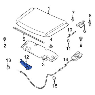 Nissan OE - Front Hood Latch