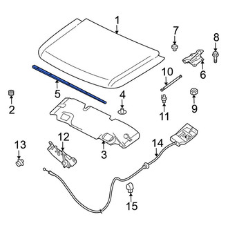 Nissan OE - Front Hood Seal