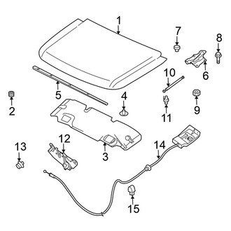 Nissan OE - Hood & Components