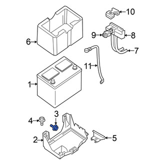 Nissan OE - Battery Hold Down Bolt