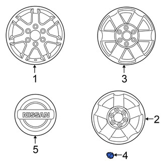Nissan OE - Wheel Lug Nut