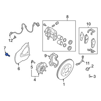 Nissan OE - Brake Dust Shield Bolt