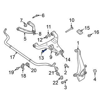 Nissan OE - Suspension Strut Bolt