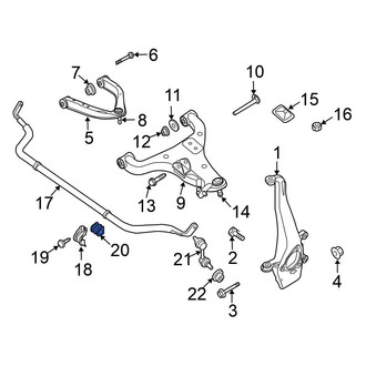 Nissan OE - Front Suspension Stabilizer Bar Bushing