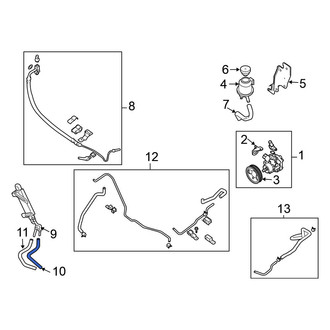 Nissan OE - Power Steering Return Hose