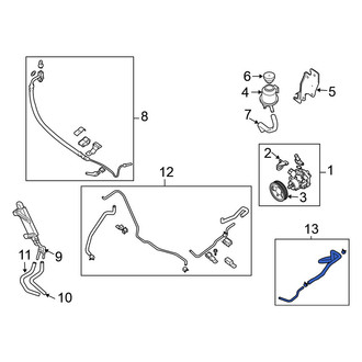Nissan OE - Power Steering Return Hose