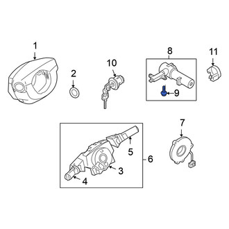 Nissan OE - Steering Column Lock Screw