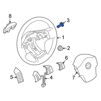 Nissan OE - Steering Wheel Bolt
