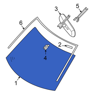 Nissan OE - Front Windshield