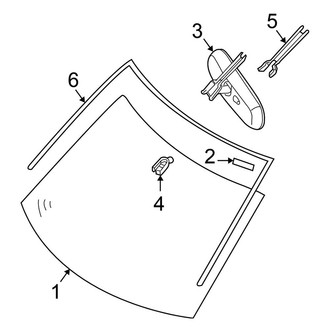 Nissan OE - Windshield - Glass