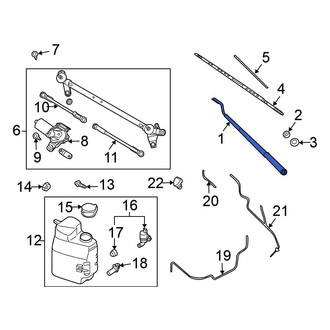 Nissan OE - Right Wiper Arm