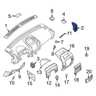 Nissan OE - Right Outer Dashboard Air Vent