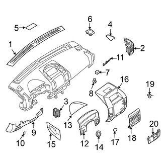 Nissan OE - Instrument Panel Components