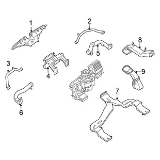Nissan OE - Instrument Panel - Ducts