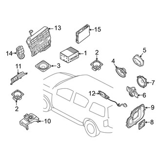 Nissan OE - Instrument Panel - Sound System