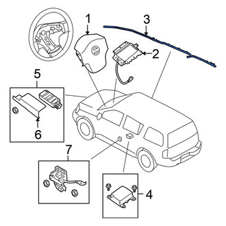 Nissan OE - Left Curtain Air Bag