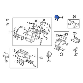 Nissan OE - Center Headrest