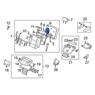 Nissan OE - Center Folding Seat Release Cable