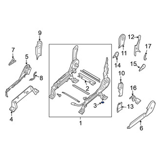 Nissan OE - Right Seat Adjuster Washer