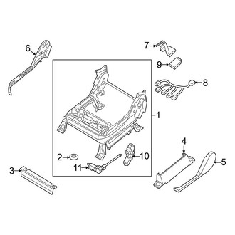 Nissan OE - Seats & Tracks - Tracks & Components (Driver Side)