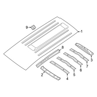 Nissan OE - Roof & Components (W/O Sunroof)