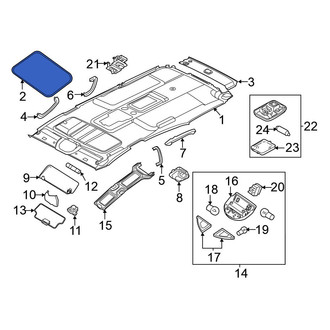 Nissan OE - Sunroof Seal