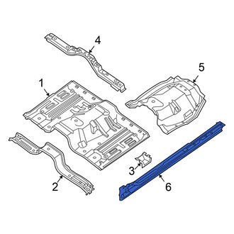 Nissan OE - Right Inner Floor Side Rail