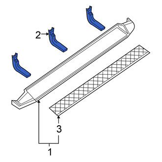 Nissan OE - Running Board Mounting Bracket
