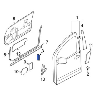 Nissan OE - Front Left Door Shell