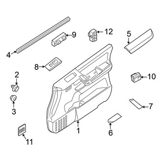 Nissan OE - Front Door - Interior Trim