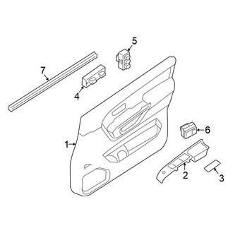 Nissan OE - Front Door - Interior Trim