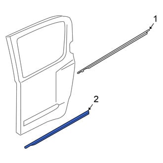 Nissan OE - Rear Left Door Molding