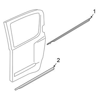 Nissan OE - Rear Door - Exterior Trim