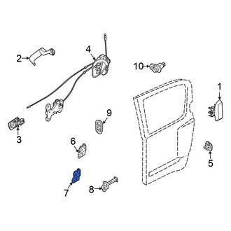 Nissan OE - Front Right Upper Door Hinge