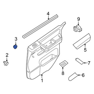 Nissan OE - License Plate Bracket Grommet