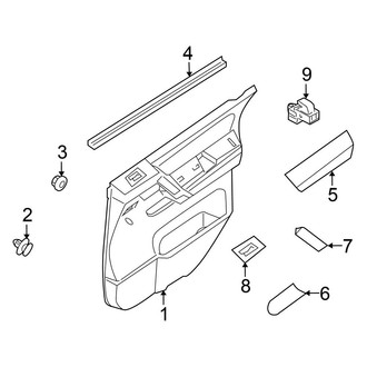 Nissan OE - Rear Door - Interior Trim