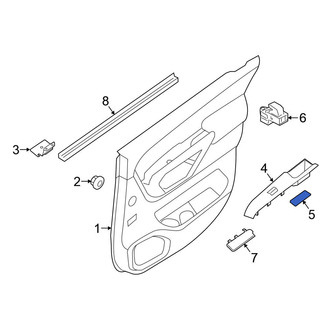 Nissan OE - Front Left Interior Door Handle Trim