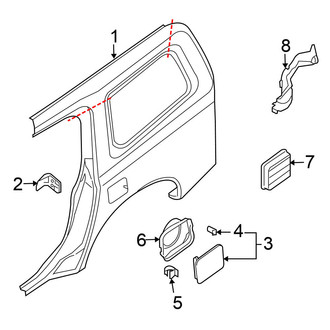 Nissan OE - Quarter Panel & Components