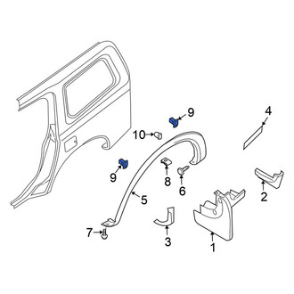 Nissan OE - Wheel Arch Flare Nut