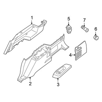 Nissan OE - Quarter Panel - Interior Trim