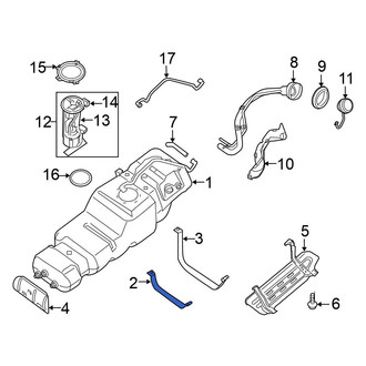 Nissan OE - Front Fuel Tank Strap